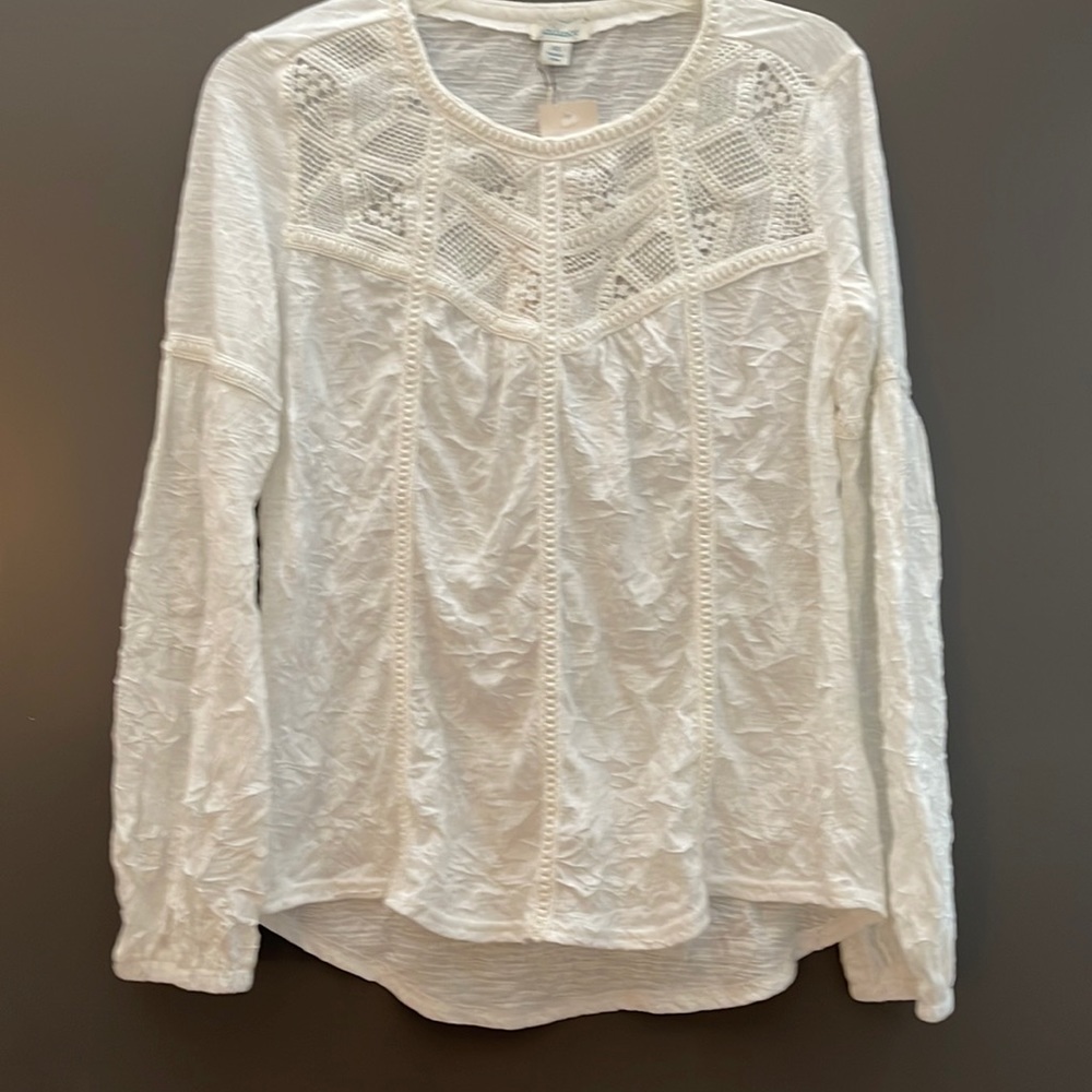 Royal Rosie crinkle top. New with tags from Sundance.